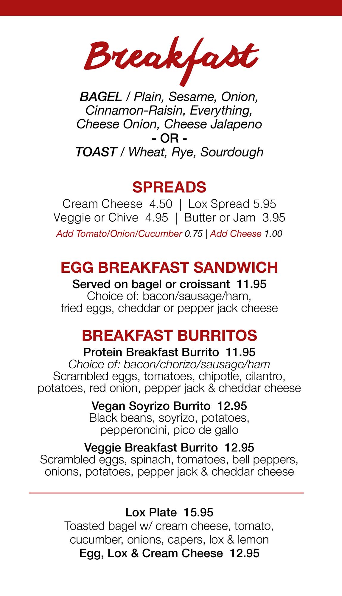 Reggies Menu Home Page - Reggie's Deli & Cafe